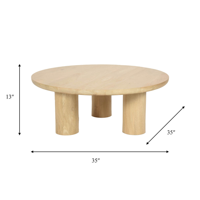 Wooden Scandinavian Coffee Table