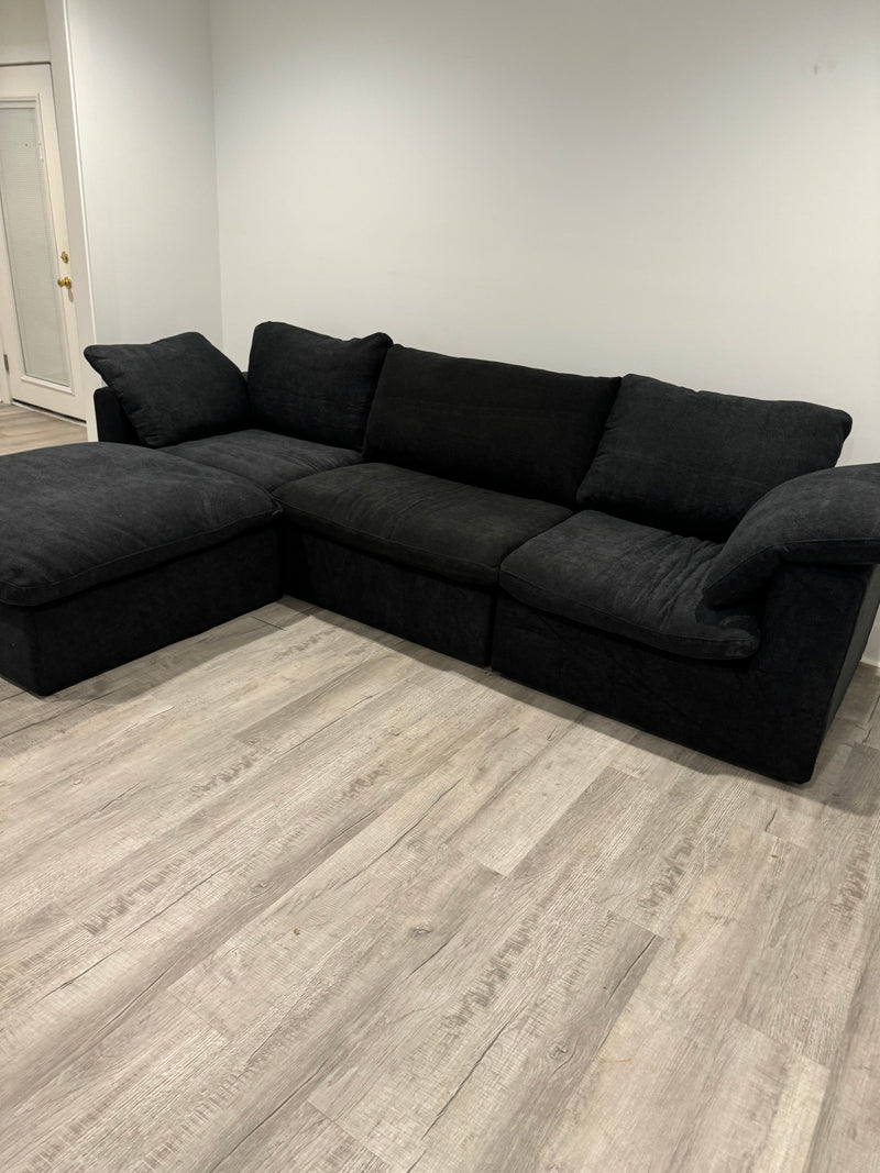 Cloud Comfort Modular Sectional With Storage Ottoman