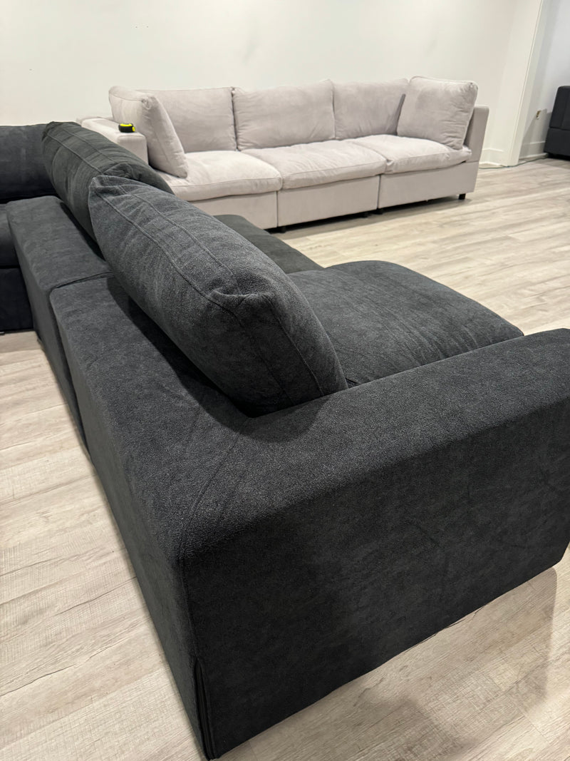 Cloud Comfort Modular Sectional With Storage Ottoman