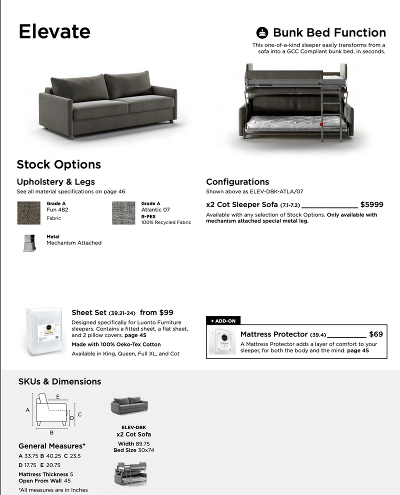 Elevate Bunk Bed Sleeper